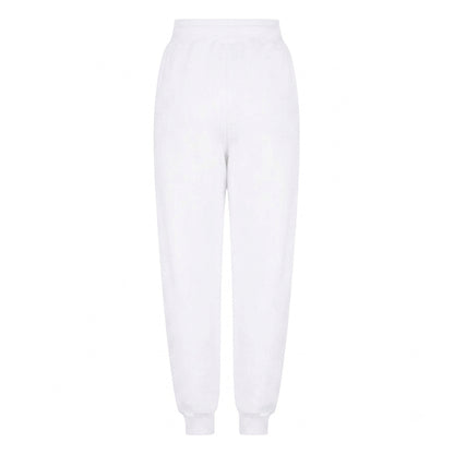 White - Back - Armani Exchange Womens-Ladies Cotton Logo Trousers