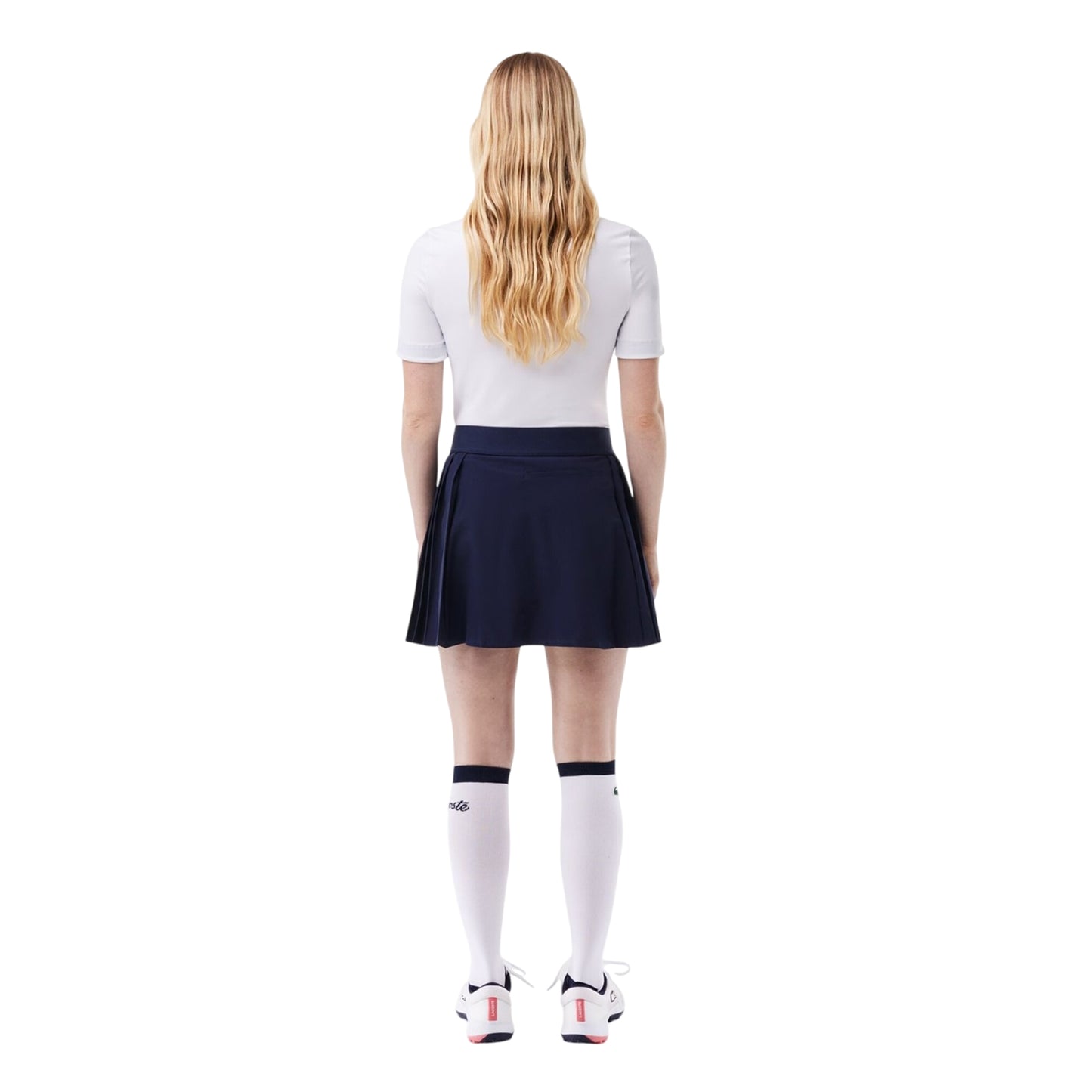 Navy - Lifestyle - Lacoste Womens-Ladies Logo Skort