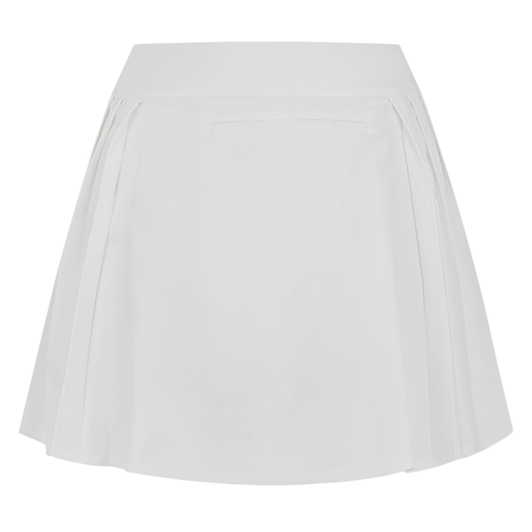 White - Back - Lacoste Womens-Ladies Logo Skort