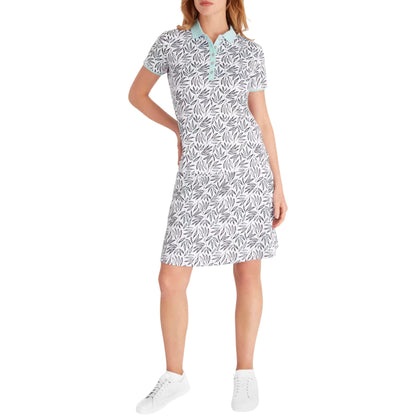 White-Green - Lifestyle - Calvin Klein Womens-Ladies Abstract Skort