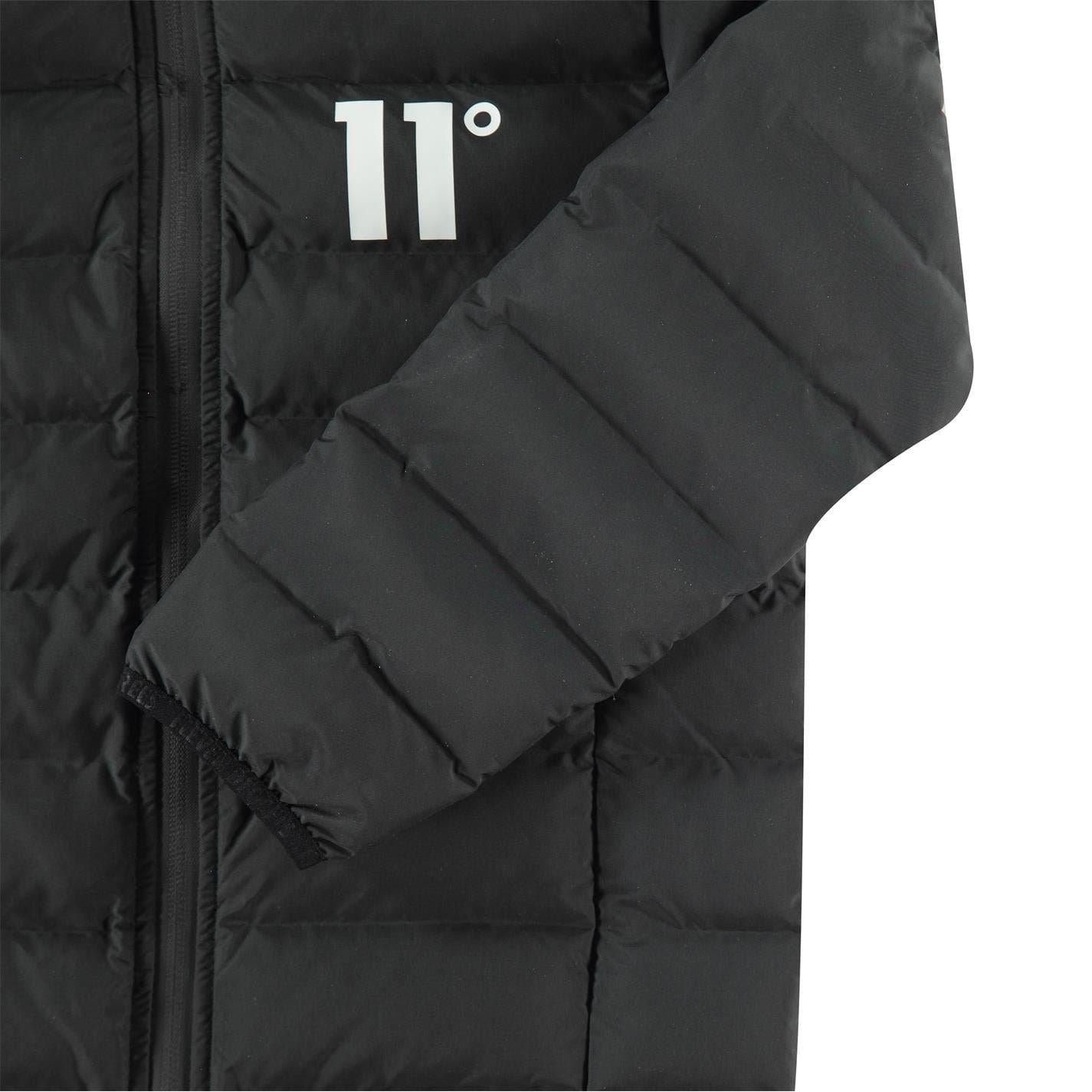 Black - Lifestyle - 11 Degrees Childrens-Kids Space Padded Jacket