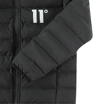 Black - Lifestyle - 11 Degrees Childrens-Kids Space Padded Jacket