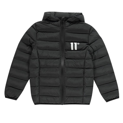 Black - Front - 11 Degrees Childrens-Kids Space Padded Jacket