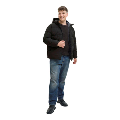 Black - Lifestyle - Jack And Jones Mens Global Polyester Puffer Jacket