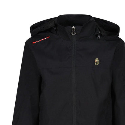 Jet Black - Side - Luke Mens Brownhills Benyon Hooded Soft Shell Jacket
