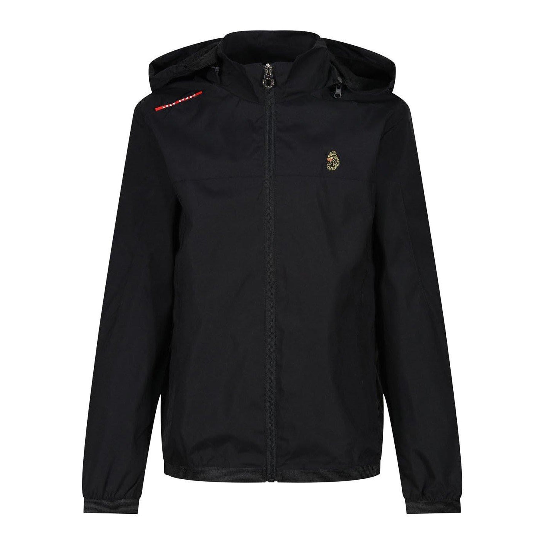Jet Black - Front - Luke Mens Brownhills Benyon Hooded Soft Shell Jacket