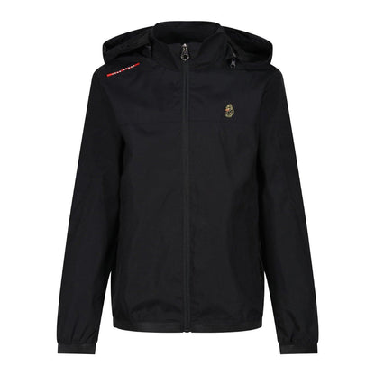 Jet Black - Front - Luke Mens Brownhills Benyon Hooded Soft Shell Jacket