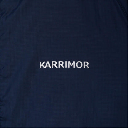 Navy - Side - Karrimor Childrens-Kids Lightweight Hooded Soft Shell Jacket