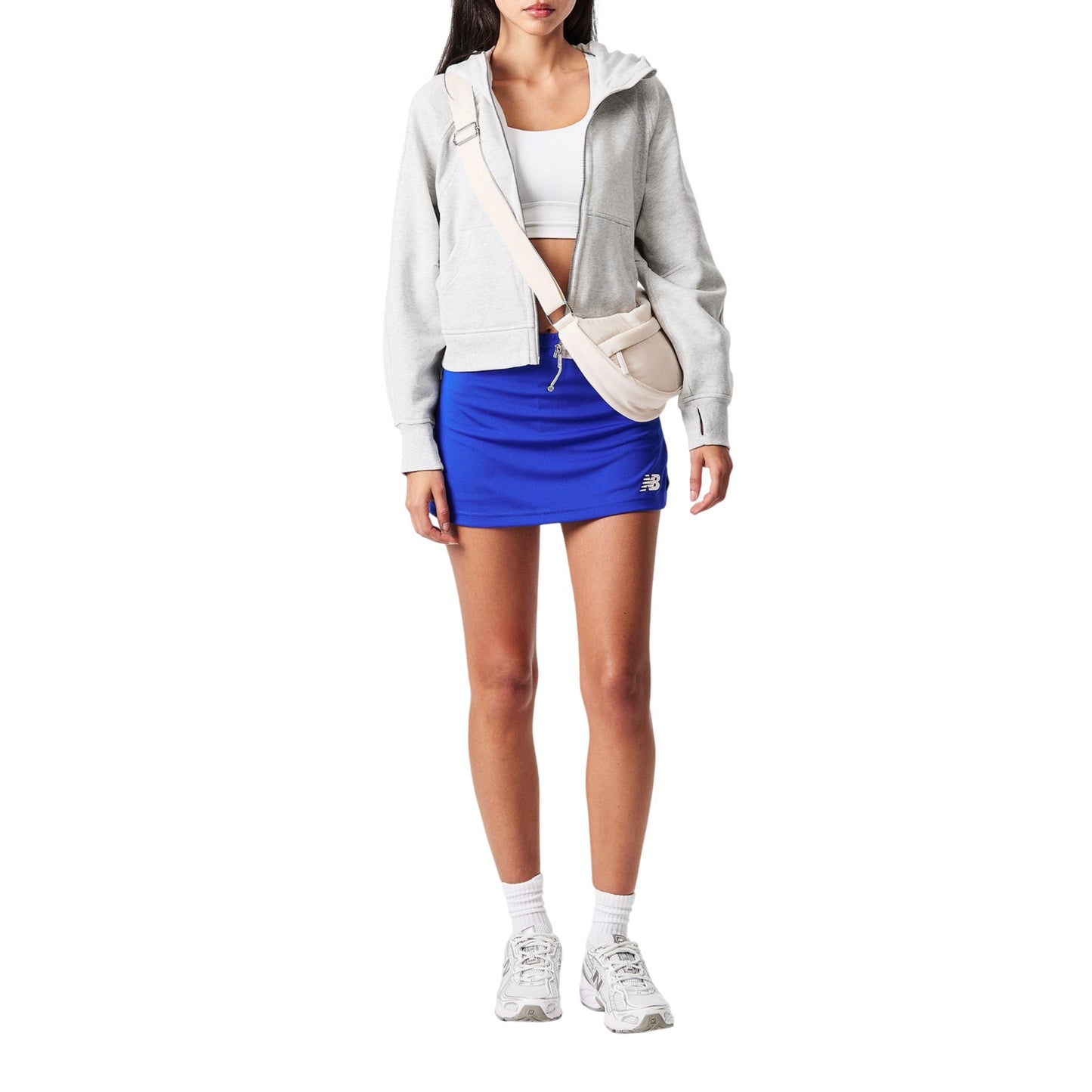 Team Royal Blue - Pack Shot - New Balance Womens-Ladies Elasticated Waist Tennis Skort