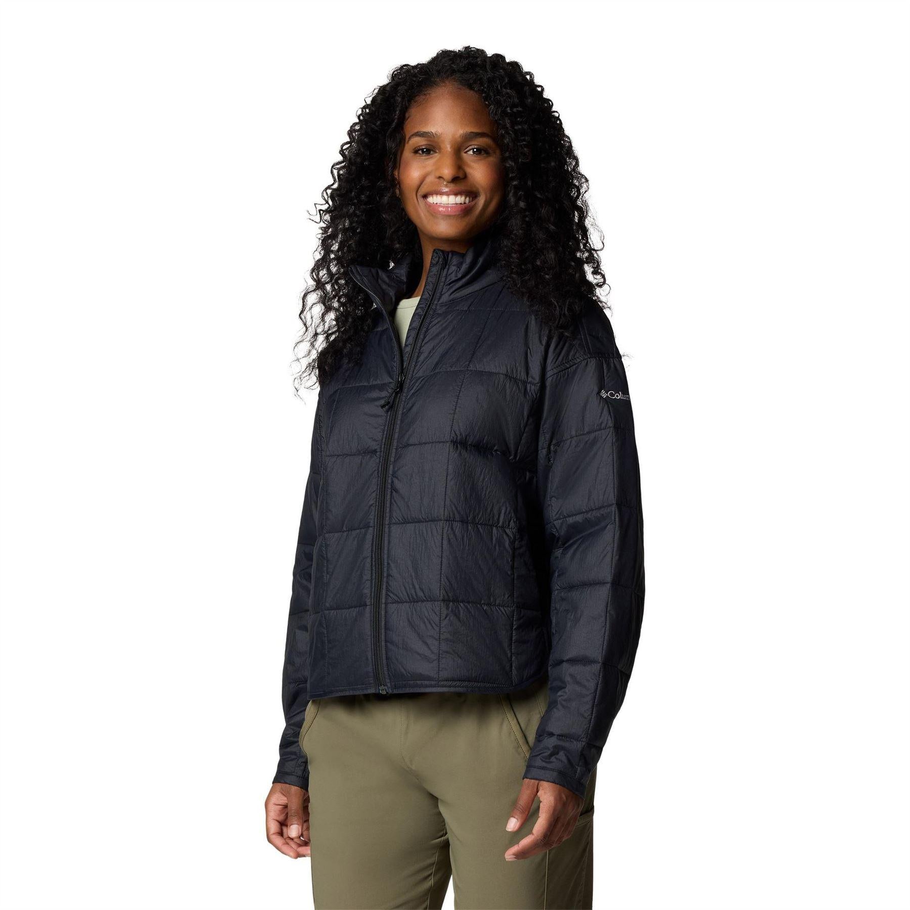 Black - Lifestyle - Columbia Womens-Ladies Quilted Quilted Jacket