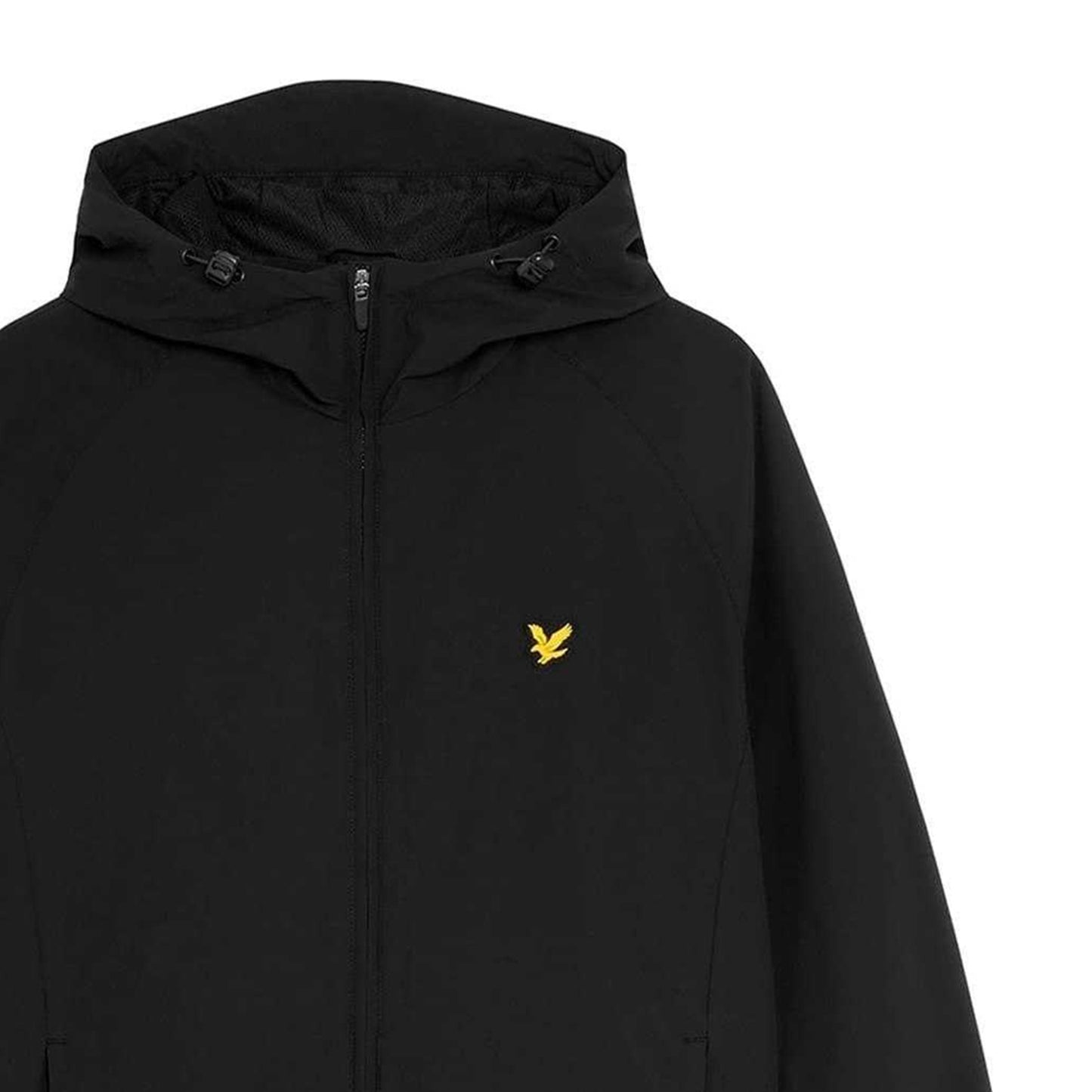 Jet Black - Side - Lyle & Scott Mens Hooded Windbreaker