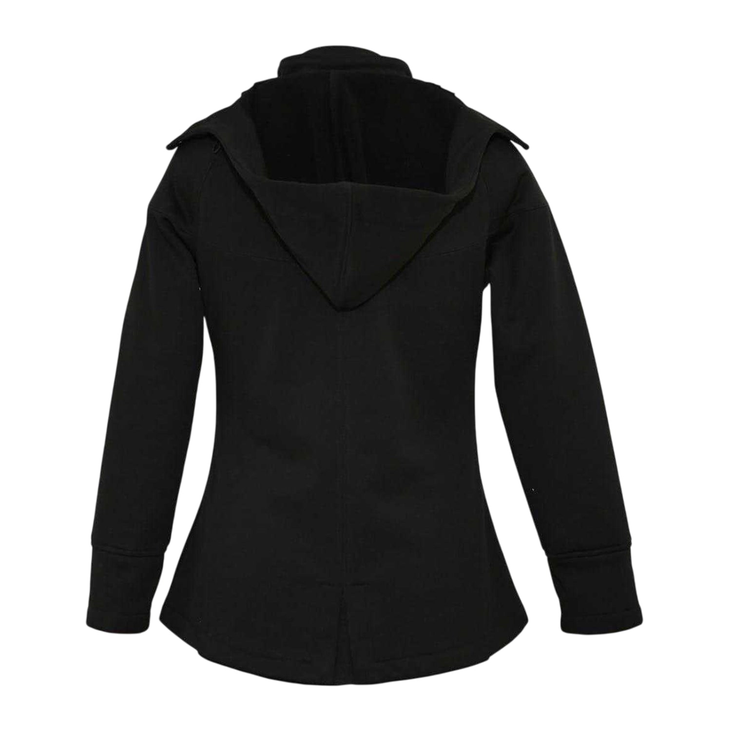 Black - Back - Requisite Womens-Ladies Essential Wind Resistant Soft Shell Jacket