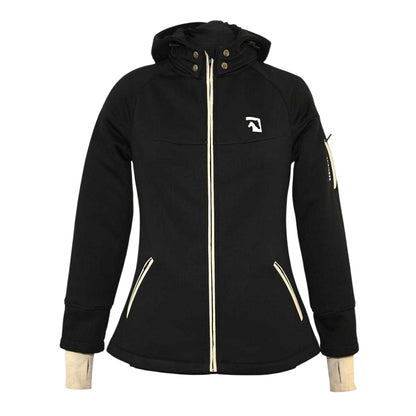 Black - Front - Requisite Womens-Ladies Essential Wind Resistant Soft Shell Jacket