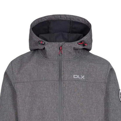 Black - Side - Trespass Mens Gabe DLX Soft Shell Jacket