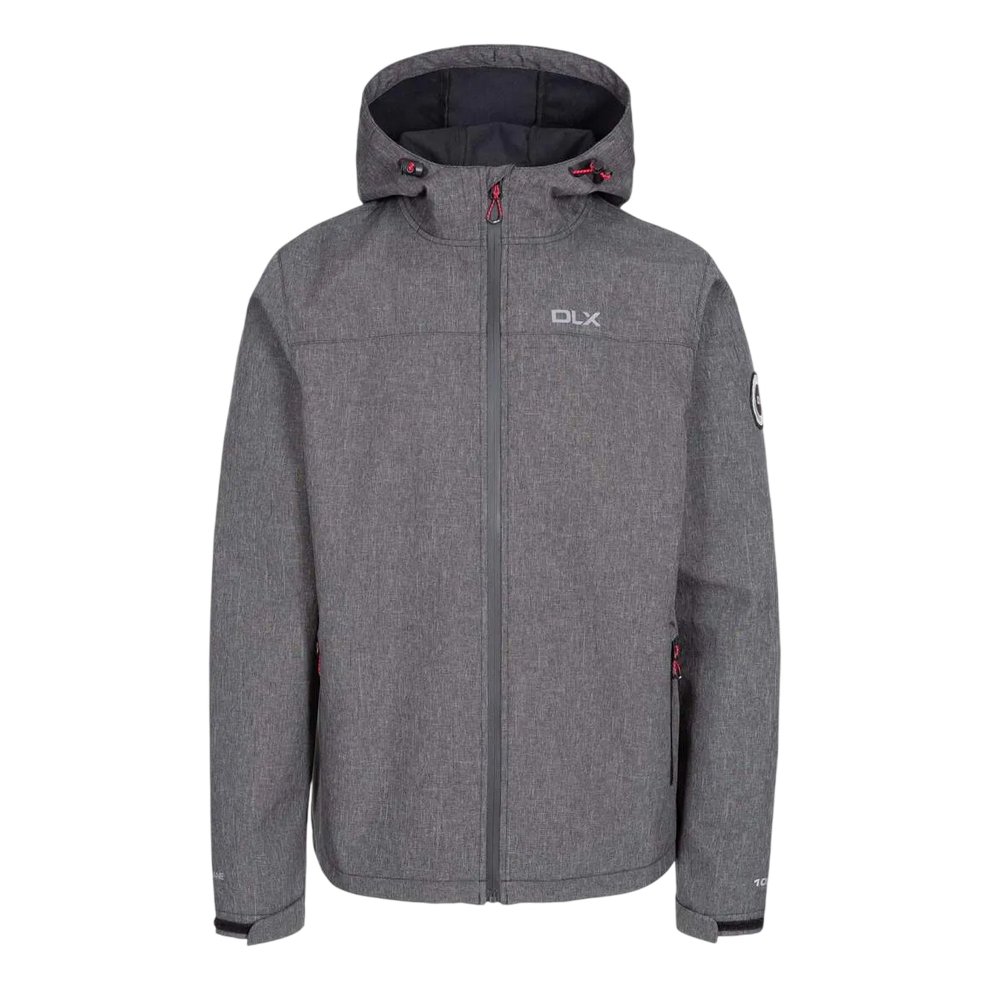 Black - Front - Trespass Mens Gabe DLX Soft Shell Jacket