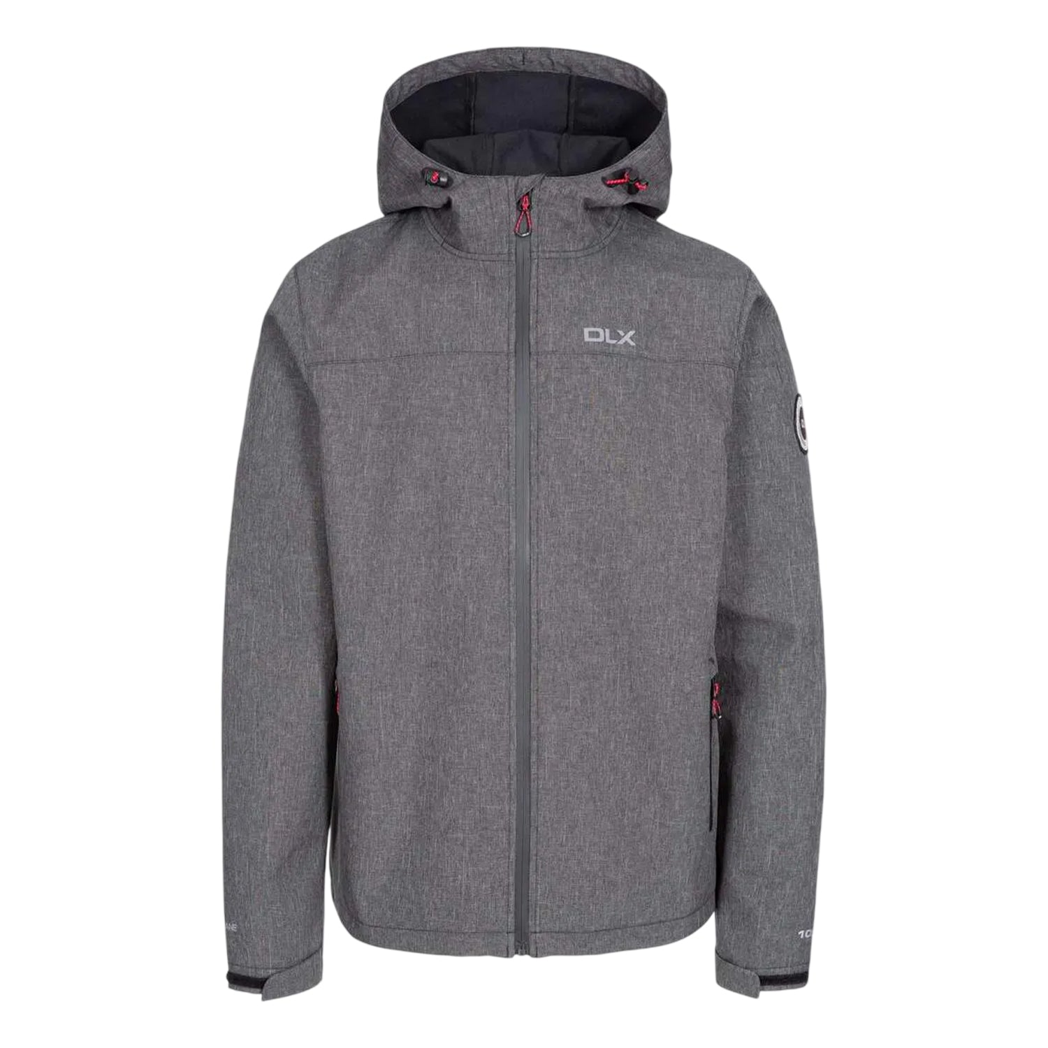 Black - Front - Trespass Mens Gabe DLX Soft Shell Jacket