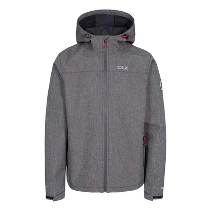 Black - Front - Trespass Mens Gabe DLX Soft Shell Jacket