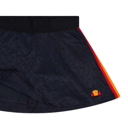 Black - Side - Ellesse Womens-Ladies Kynance Patterned Skort