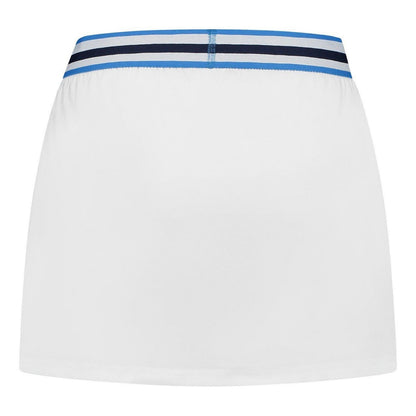 White - Back - K-Swiss Womens-Ladies Colour Block Tennis Skort