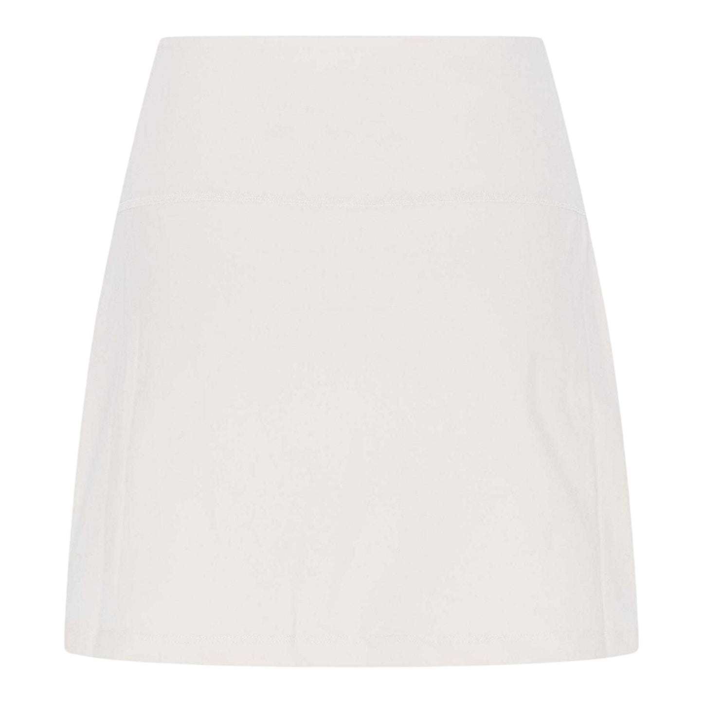 Ivory - Front - Girlfriend Collective Womens-Ladies Plain Skort
