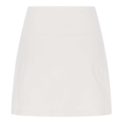 Ivory - Front - Girlfriend Collective Womens-Ladies Plain Skort