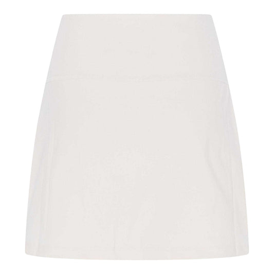 Ivory - Front - Girlfriend Collective Womens-Ladies Plain Skort