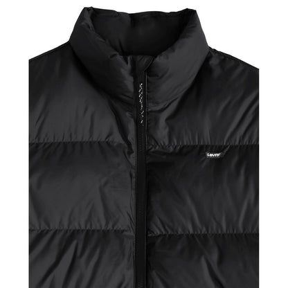 Black - Side - Levis Mens Standard Puffer Jacket