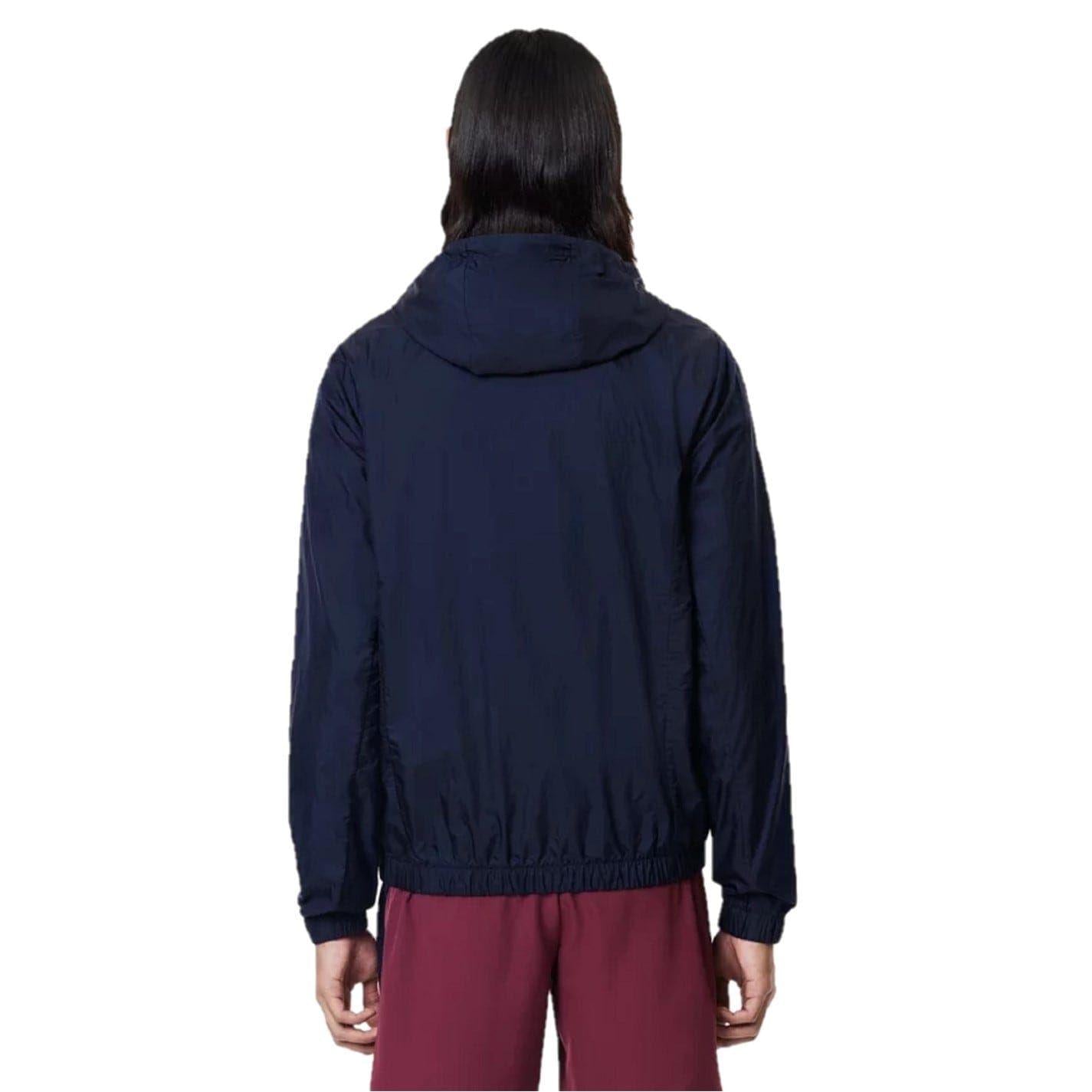 Navy Blue - Back - Lacoste Mens Roland Garros Jacket