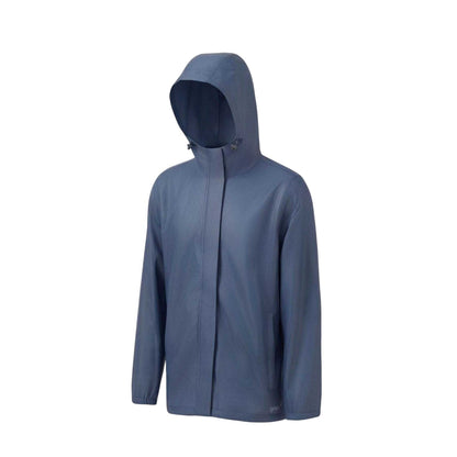 China Blue - Side - Gelert Mens Packaway Waterproof Jacket