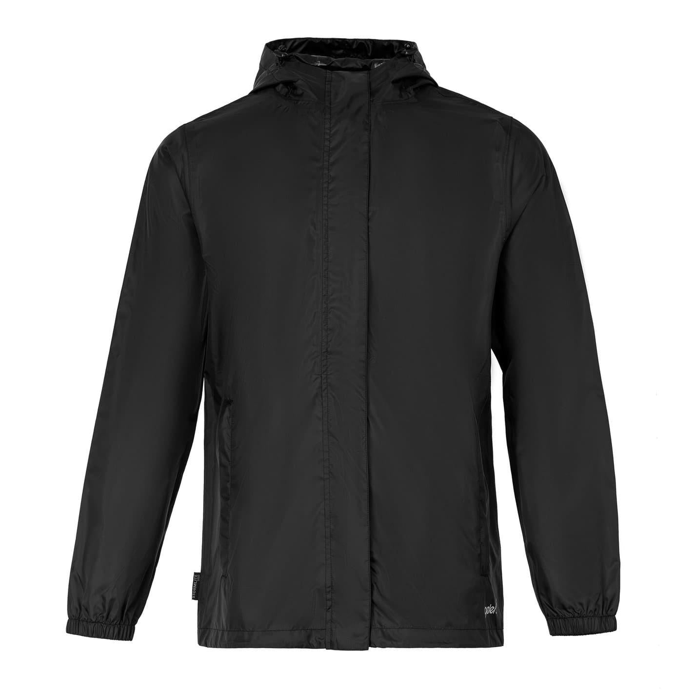 Black - Front - Gelert Mens Packaway Waterproof Jacket