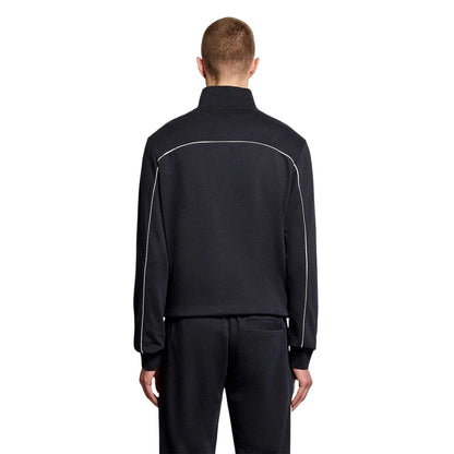 Dark Navy - Back - Lyle & Scott Mens Piped Tracksuit Top