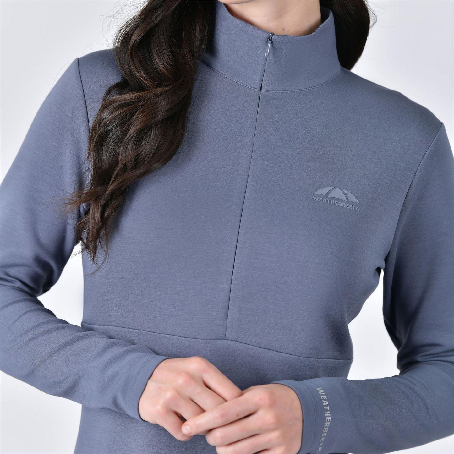 Slate Blue - Back - Weatherbeeta Womens-Ladies Copper Midlayer