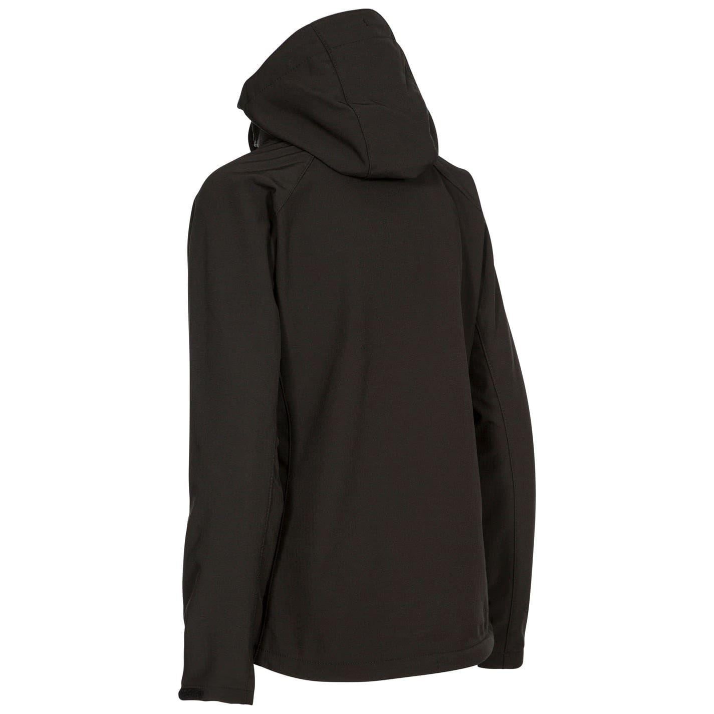 Black - Back - Trespass Womens-Ladies Ellison Soft Shell Jacket