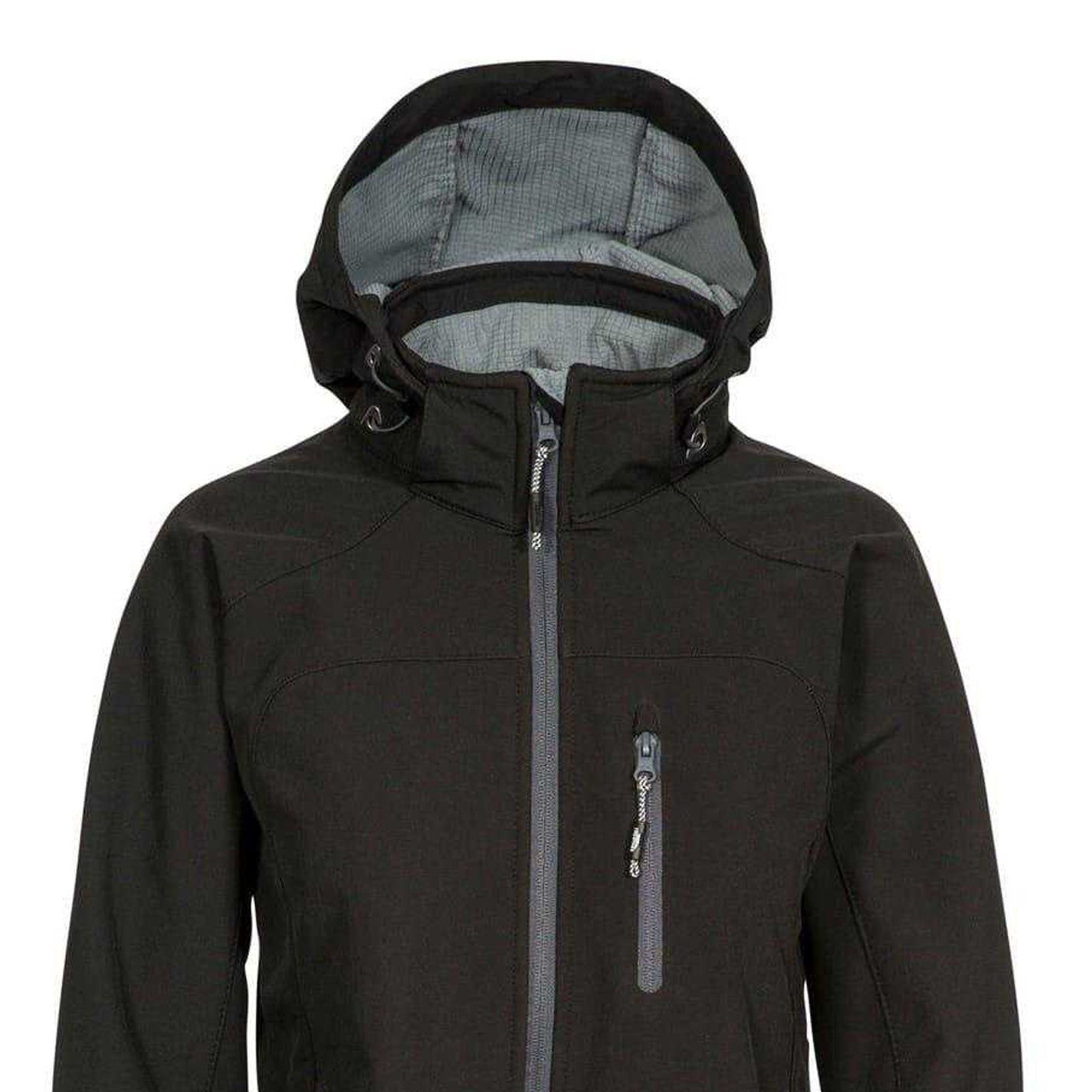 Black - Side - Trespass Womens-Ladies Ellison Soft Shell Jacket