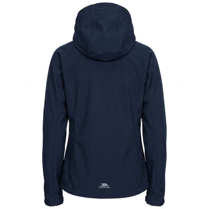 Dark Navy - Back - Trespass Womens-Ladies Ellison Soft Shell Jacket