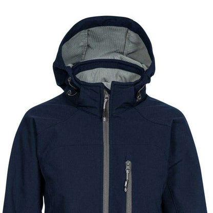 Dark Navy - Side - Trespass Womens-Ladies Ellison Soft Shell Jacket