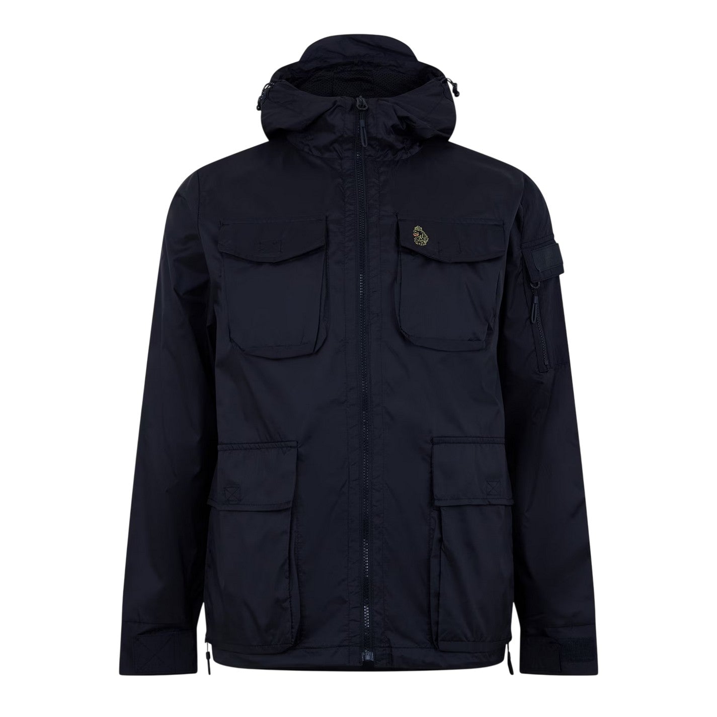 Dark Navy - Front - Luke 1977 Mens Curation Hooded Soft Shell Jacket