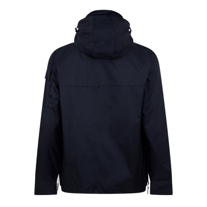 Dark Navy - Back - Luke 1977 Mens Curation Hooded Soft Shell Jacket