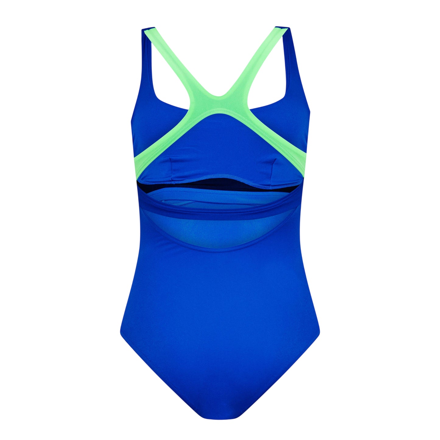 Lagoon Blue - Back - Speedo Womens-Ladies Flexband Regular One Piece Swimsuit