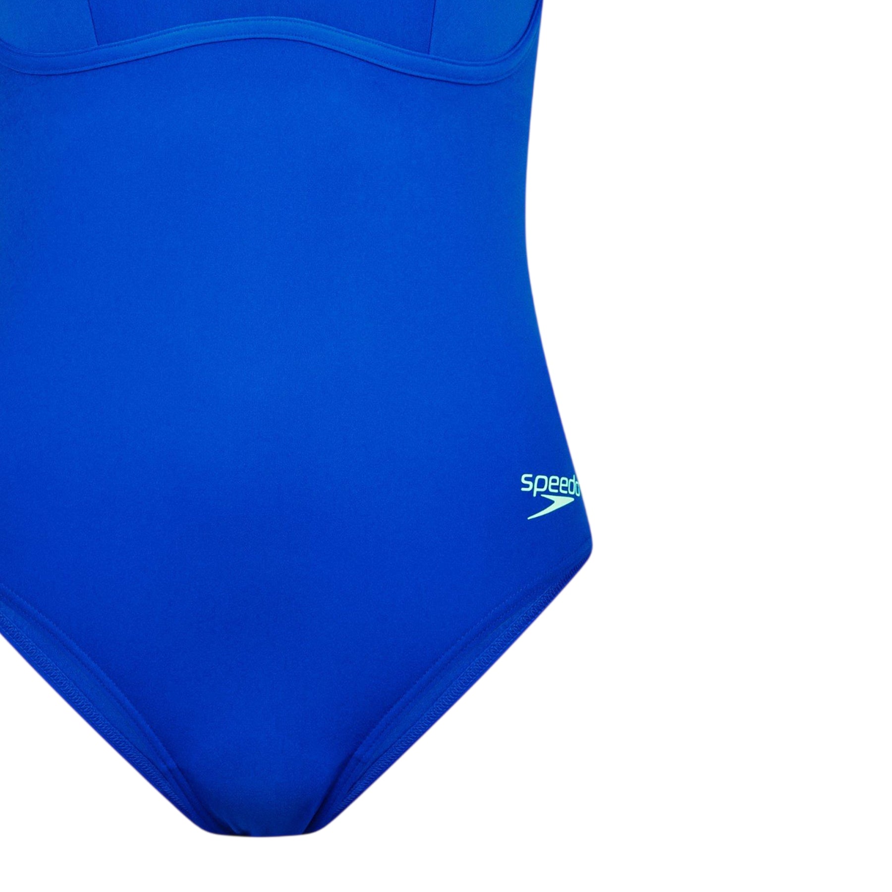 Lagoon Blue - Side - Speedo Womens-Ladies Flexband Regular One Piece Swimsuit
