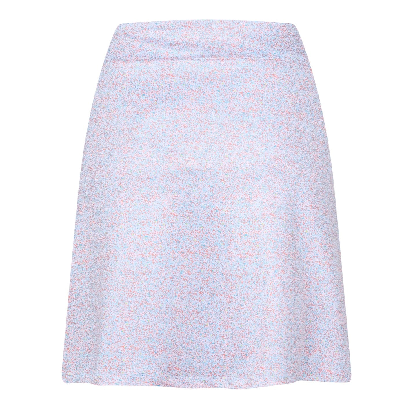 Coral - Back - Calvin Klein Womens-Ladies Speckle Mini Skort
