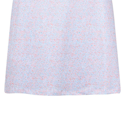 Coral - Side - Calvin Klein Womens-Ladies Speckle Mini Skort
