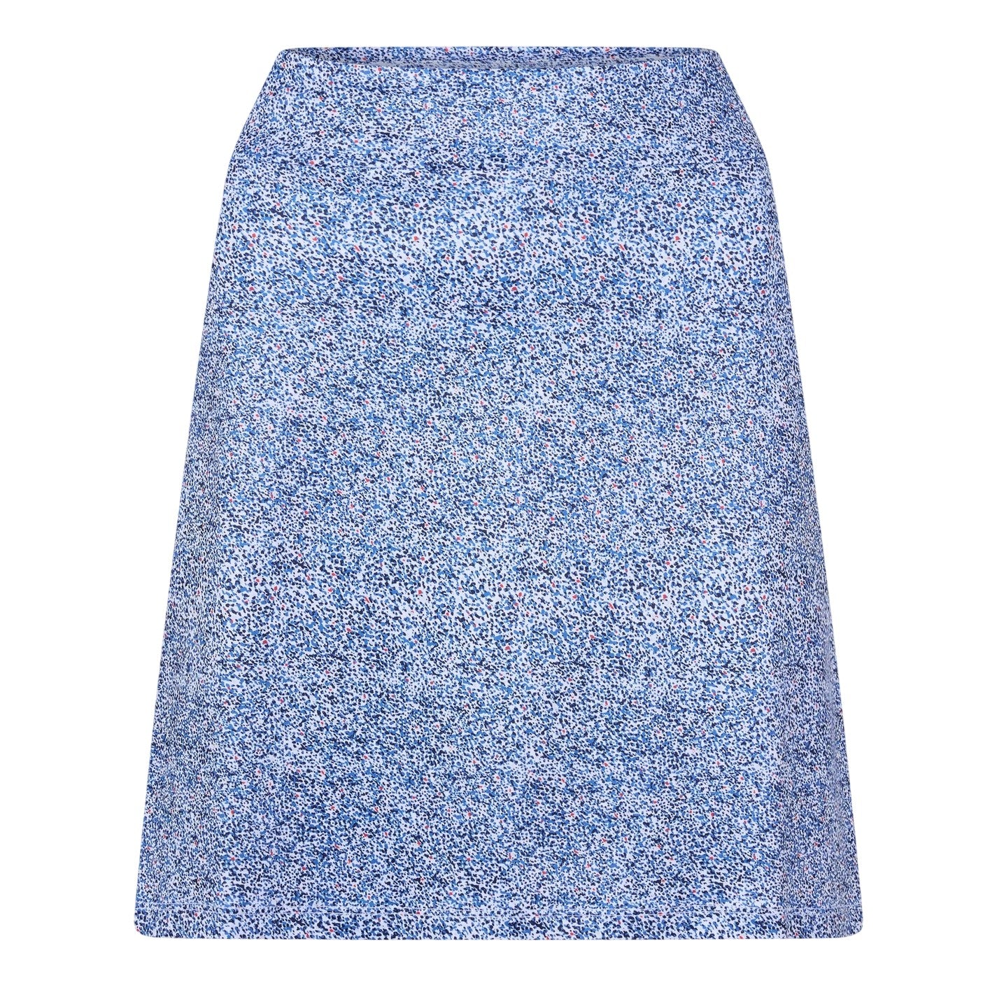 White-Navy - Front - Calvin Klein Womens-Ladies Speckle Mini Skort
