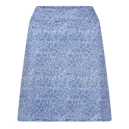 White-Navy - Front - Calvin Klein Womens-Ladies Speckle Mini Skort