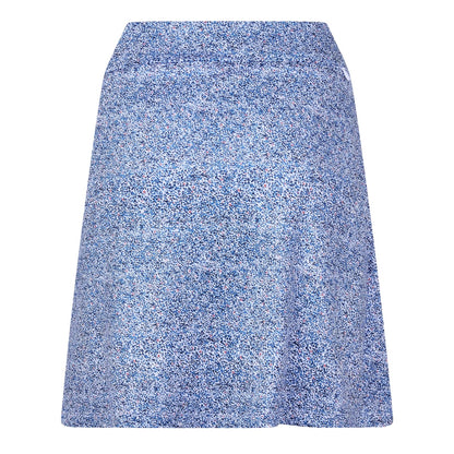 White-Navy - Back - Calvin Klein Womens-Ladies Speckle Mini Skort