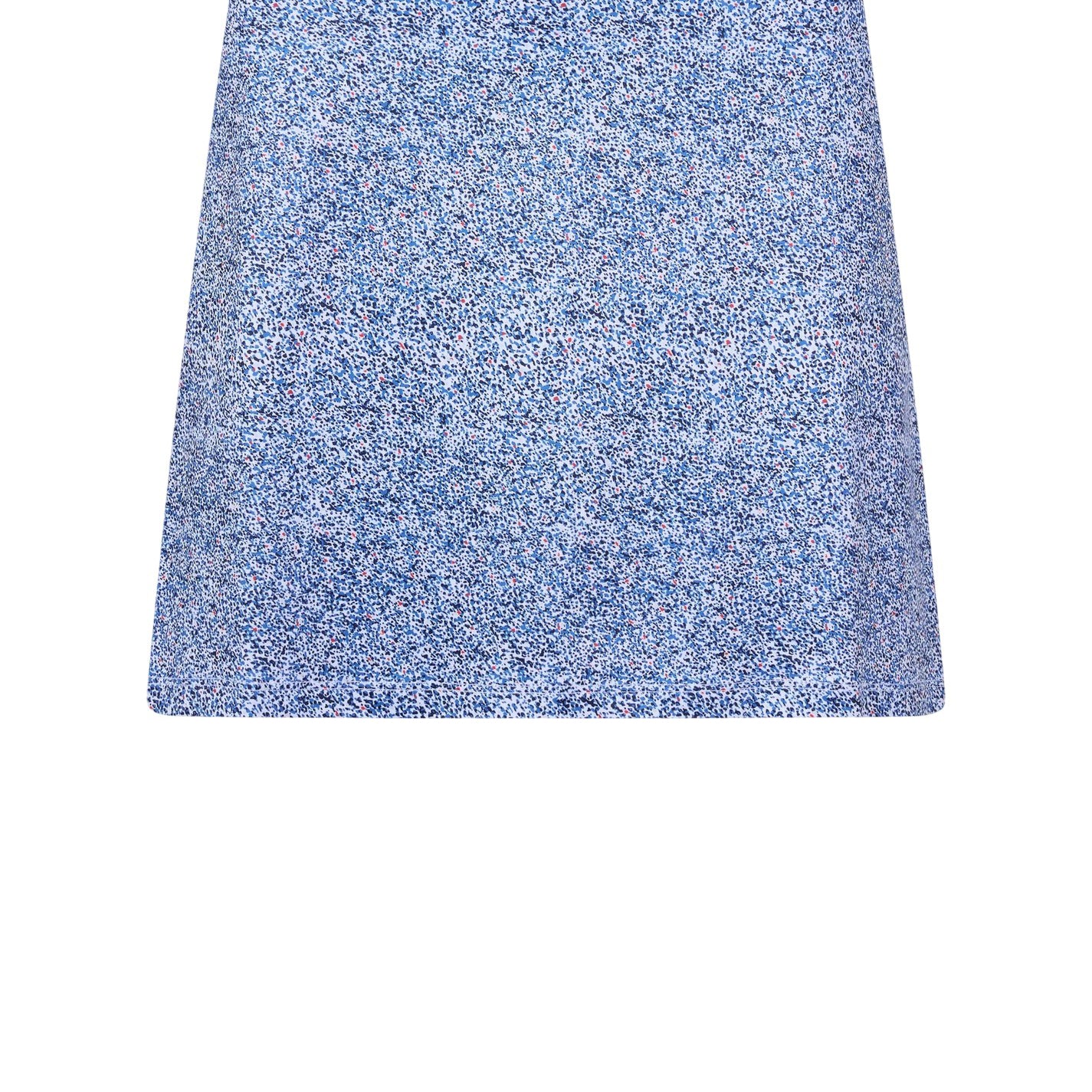 White-Navy - Side - Calvin Klein Womens-Ladies Speckle Mini Skort