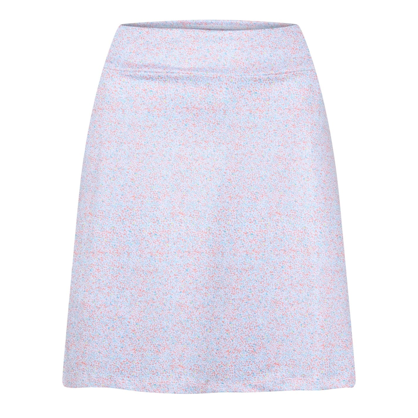 Coral - Front - Calvin Klein Womens-Ladies Speckle Mini Skort