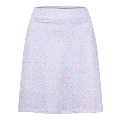 Coral - Front - Calvin Klein Womens-Ladies Speckle Mini Skort