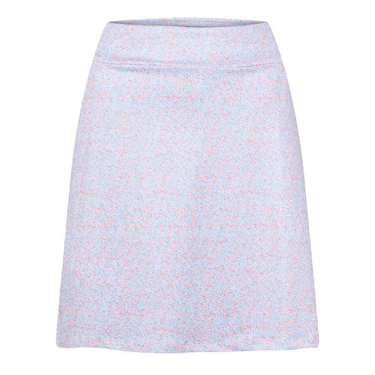 Coral - Front - Calvin Klein Womens-Ladies Speckle Mini Skort