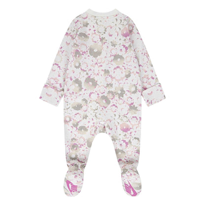 Sail - Back - Nike Baby Girls Floral Sleepsuit